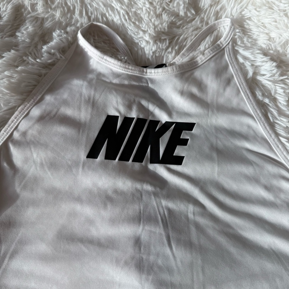 Nike White Tank Dri-Fit Razorback